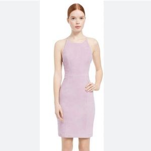 Alice + Olivia Singer Suede Dress